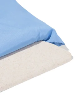 ijskrabber met handschoen blauw