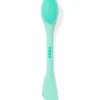 2-in-1 gezichtsverzorging applicator en borstel