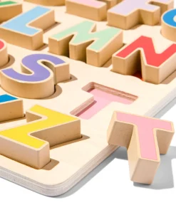 inlegpuzzel letters hout 22x29.4