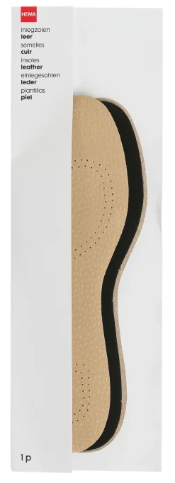 inlegzolen leer maat 43-44