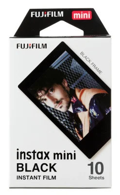 instax™ mini fotopapier black 10-pak