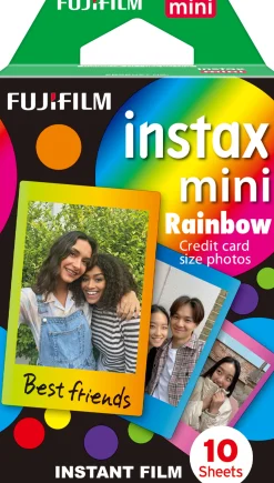 instax™ mini fotopapier rainbow 10-pak