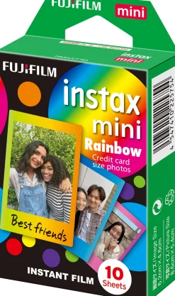 instax™ mini fotopapier rainbow 10-pak