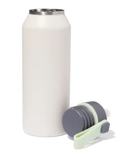 isoleerfles 350ml rvs beige