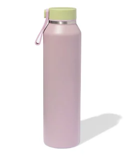 isoleerfles 500ml rvs donkerroze