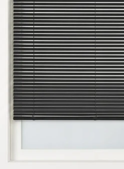 jaloezie aluminium mat 25mm zwart - HEMA