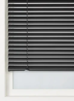 jaloezie aluminium mat 50mm zwart - HEMA