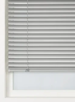 jaloezie aluminium mat 50mm lichtgrijs - HEMA