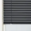 jaloezie aluminium zijdeglans 50mm zwart - HEMA