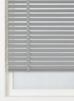 jaloezie hout uni 50mm taupe - HEMA