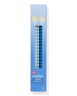 kaarsen ribbel - 2 stuks