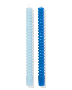 kaarsen ribbel - 2 stuks