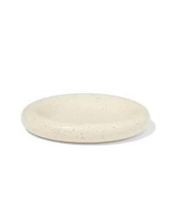 kaarsonderzetter ⌀20cm keramiek wit
