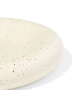 kaarsonderzetter ⌀20cm keramiek wit
