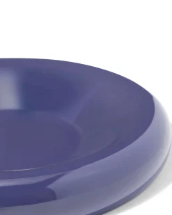kaarsonderzetter ⌀10cm metaal donkerblauw