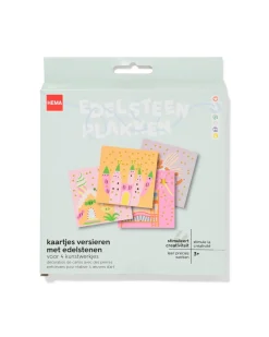 kaartjes versieren met edelstenen