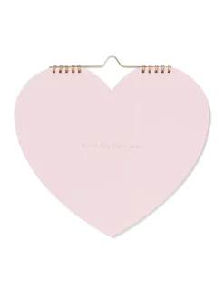 kalender 23x26cm hartje roze