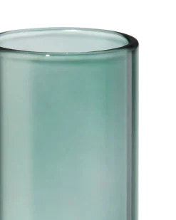 kandelaar M glas groen