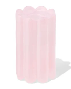 kandelaar 5.8x10cm glas opaque