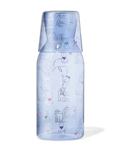 karaf 1000ml met drinkglas honden