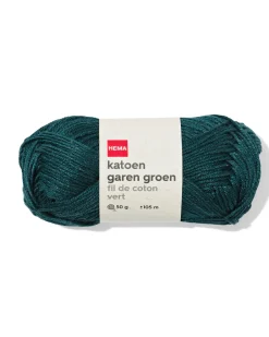 katoen garen 50g 105m groen