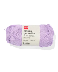 katoen garen 50g 105m lila