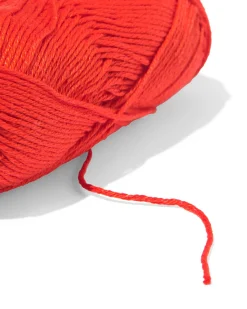 katoen garen 50g 105m rood