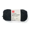 katoen garen 50g 105m zwart