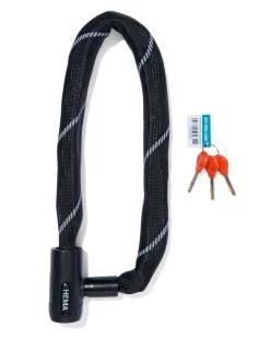 ketting met vast slot 90cm Ø85mm zwart ART2