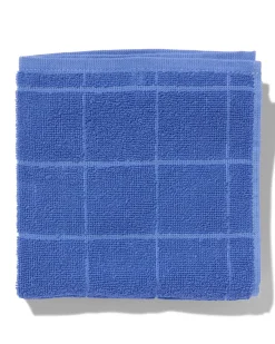 keukendoek 50x50 katoen blauw