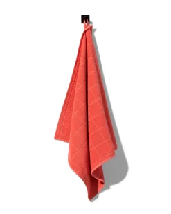 keukendoek 50x50 katoen koraal