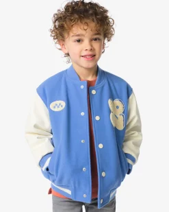 kinder bomberjack blauw