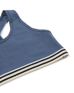 kinder croptops stretch katoen - 2 stuks zwart