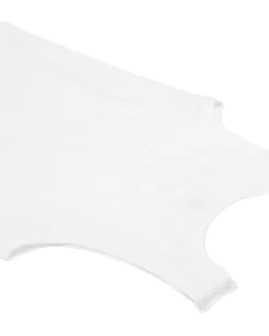 kinder hemden basic stretch katoen - 2 stuks wit