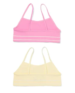 kinder naadloze top - 2 stuks multi