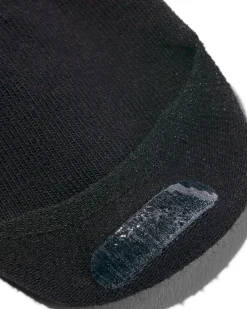kinder sneakersokken met katoen - 5 paar zwart