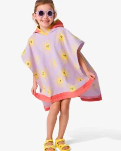 kinder strandponcho 60x60cm zon