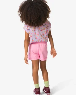 kinder sweatshort comfy fit roze