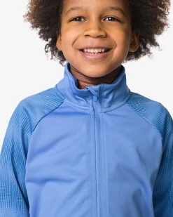 kinder trainingsjas blauw