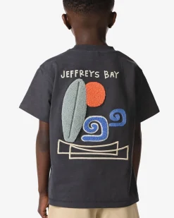 kinder T-shirt donkergrijs