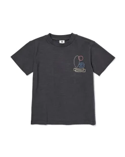 kinder T-shirt donkergrijs