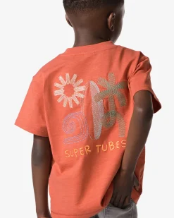 kinder T-shirt lichtbruin
