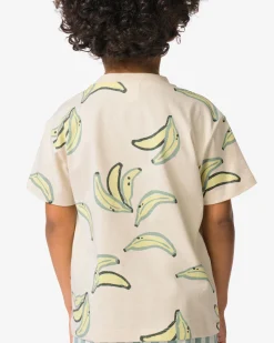 kinder T-shirt banaan ecru