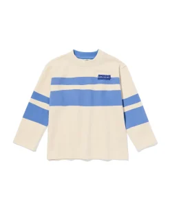 kinder T-shirt blokken ecru