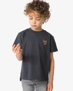 kinder T-shirt donkergrijs