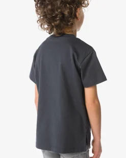 kinder T-shirt donkergrijs