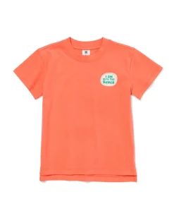 kinder T-shirt fruit koraal