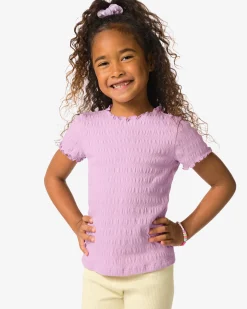 kinder T-shirt jersey paars