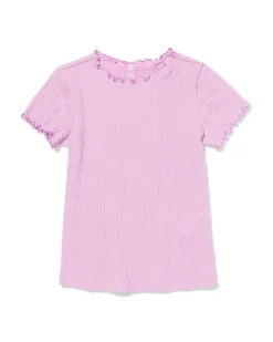 kinder T-shirt jersey paars