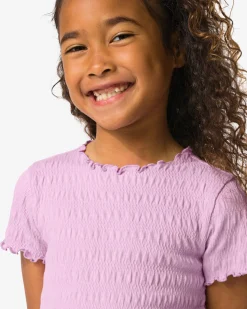 kinder T-shirt jersey paars